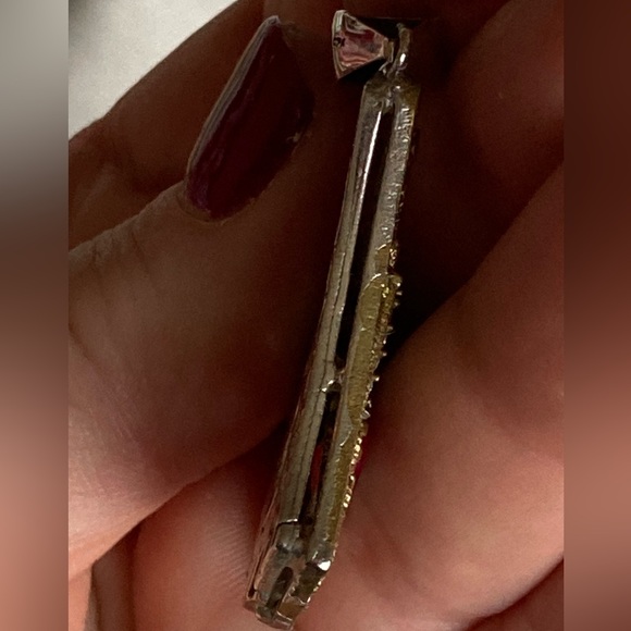 Large Turkish Ruby & Diamond Pendant. Vintage. - Picture 9 of 13